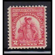657 2c General John Sullivan Just Clears MNH O1572