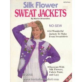 Silk Flower Sweat Jackets #8754