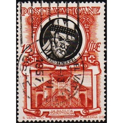 Vatican City. 1953 12L S.G.182 Used