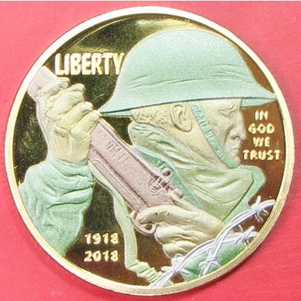 WWi Centennial. Challenge Coin. 1.50". 58b.