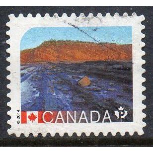 Canada 2014 Unesco Heritage Sites - Joggins Fossil Cliffs, NS "P" s/a Used