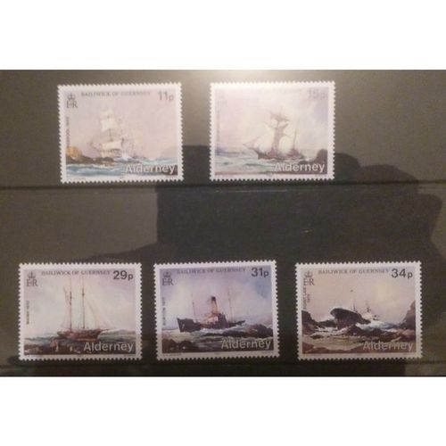 Mint Stamps: Alderney Shipwrecks: 1987, MNH