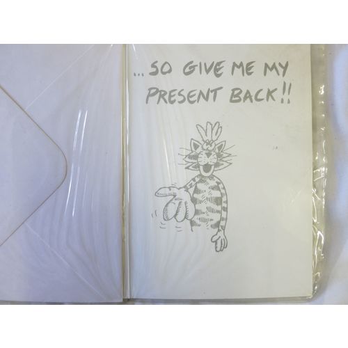 A Divorce, Congratulations Ginger Cat Standard A5 Portrait HUM41