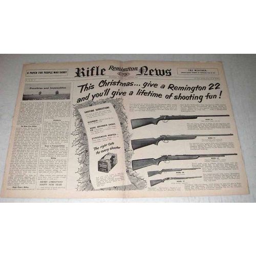 1952 Remington Rifle Ad - Model 514, 511, 512, 550, 121