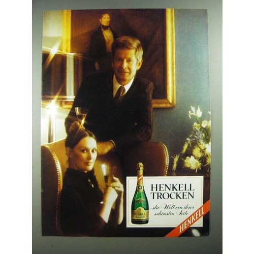1977 Henkell Trocken Champagne Ad - in German