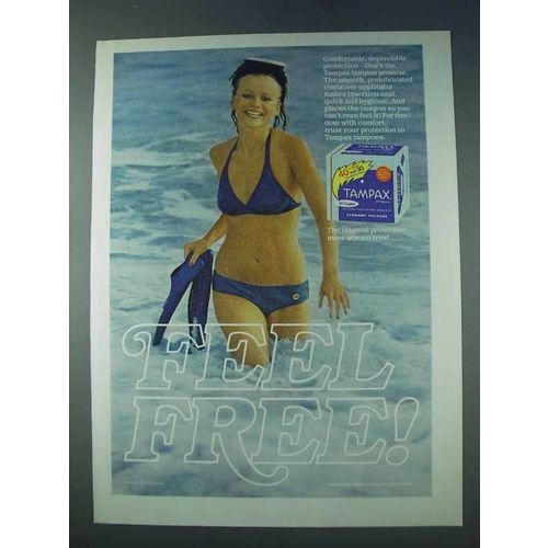 1978 Tampax Tampons Ad
