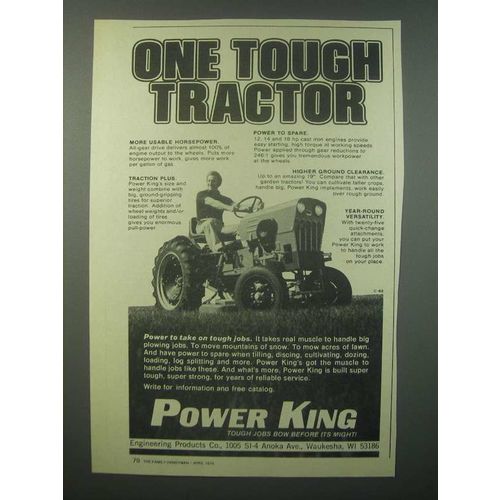 1979 Power King Tractor Ad - Tough Tractor