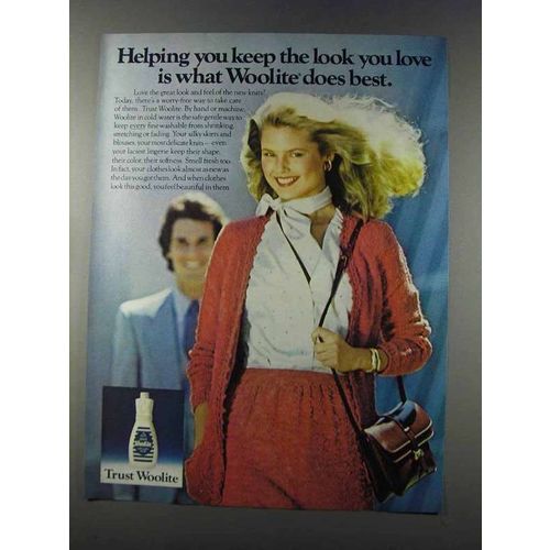 1981 Woolite Cold Water Wash Ad - Look You Love
