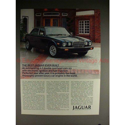 1984 Jaguar XJ6 Sedan Ad - The Best Jaguar Ever Built!