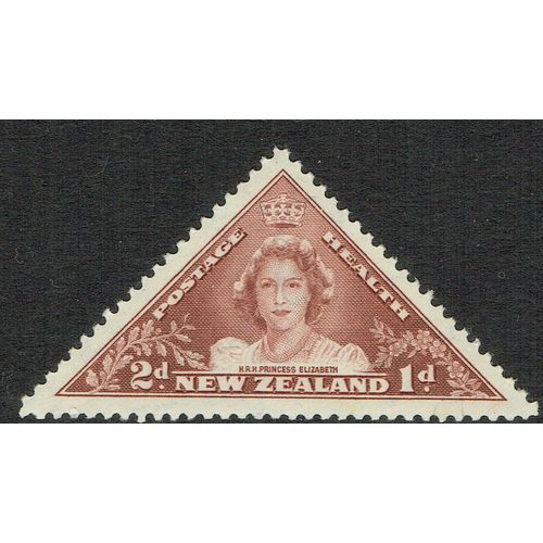New Zealand 1943 Health Issue 2d + 1d Red Brown SG637 MM