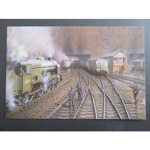 Birmingham New St Station 1959, Patriot Class 45519 Postcard