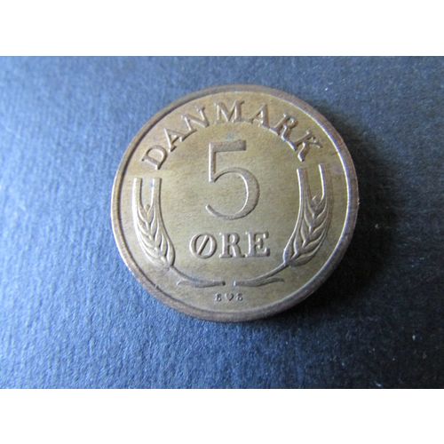 1972 DENMARK 5 ORE FREE POST. Q