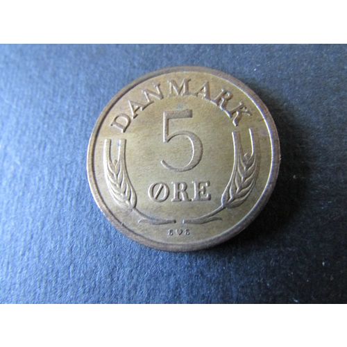 1972 DENMARK 5 ORE FREE POST. Q