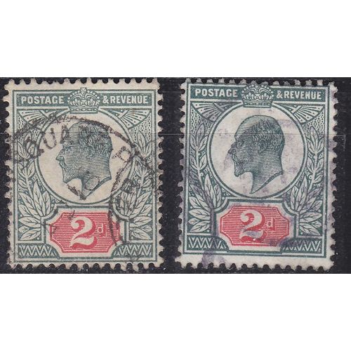 ENGLAND GREAT BRITAIN [1902] MiNr 0106 ( O/used ) [04] 2 Farben