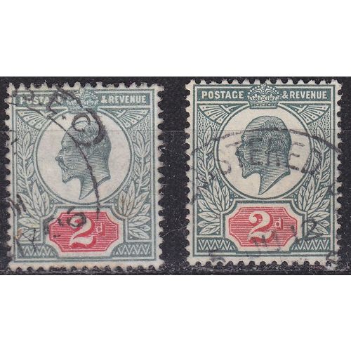ENGLAND GREAT BRITAIN [1902] MiNr 0106 ( O/used ) [05] 2 Farben