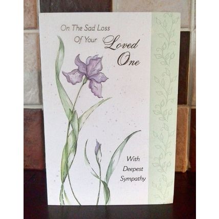 Sympathy Cards - On The Sad Loss Of Your love One - 008
