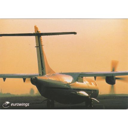 Eurowings ATR 72 Civil Aviation Postcard (A18772)
