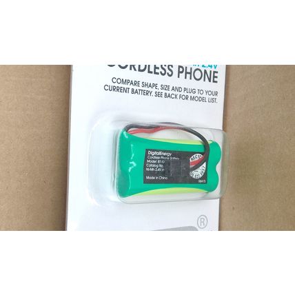 DE Digital Energy (Uniden) BT 1008 300mAh 2.4v Ni-MH 2302564 - NEW 230-2564 1025