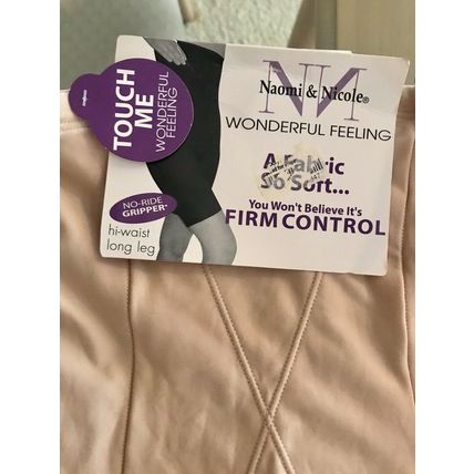 NAOMI & NICOLE HI-WAIST THIGH SLIMMER FIRM CONTROL SIZE XL STYLE 7307 NEW/TAGS