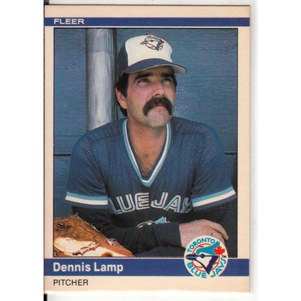 1984 Fleer Update baseball card U-68 Dennis Lamp