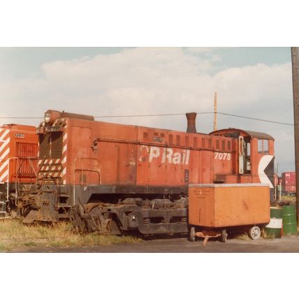 Canadian Pacific Diesel Shunter Canada 1970s Train Photo