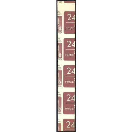 1395 MISCUT BOOKLET COVER STRIP - VERY UNUSUAL ITEM!