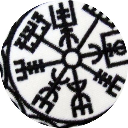 Viking Helm Terror Iron or Sew On Embroidered Patch Badge Logo 8cm X 8cm P235