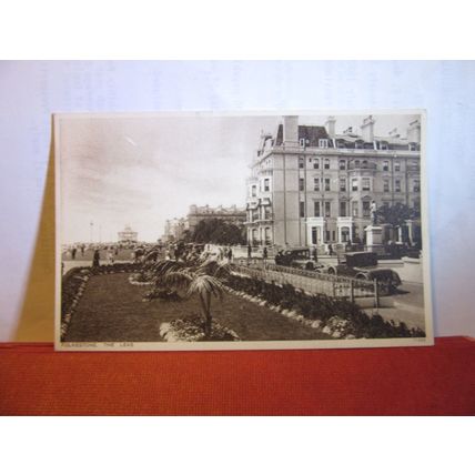 THE LEAS, FOLKESTONE, KENT. used postcard by Photochrom 1935 pm =