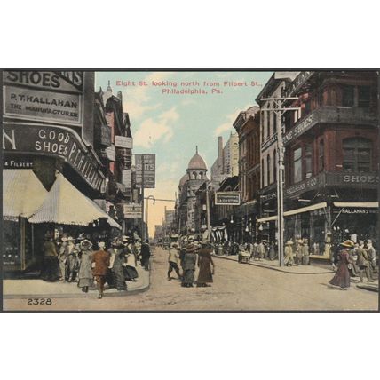 Eight Street, Philadelphia, Pennsylvania, c.1910s - Post Card Distributing Co PC