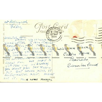Princes Street, Edinburgh, J Salmon Postcard, 1954