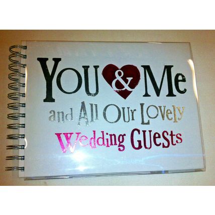The Bright Side's - You & Me And All Our Lovely Guests Wedding Guest Books