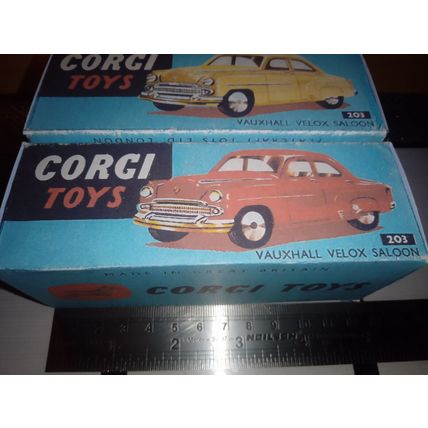Corgi 203 Vauxhall Velox Saloon Repro/Copy/Replica Box