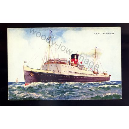 f2535 - IOMSPC Ferry - Tynwald - postcard