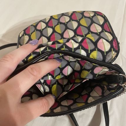 Vera Bradley Quilted Chain Strap Shoulder/ Crossbody Handbag Classic Black Purse