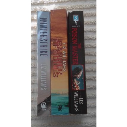 3 Liz Williams PBs Banner of Souls / Winterstrike / The Poison Master
