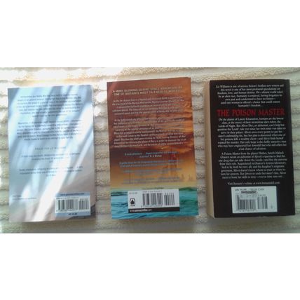 3 Liz Williams PBs Banner of Souls / Winterstrike / The Poison Master