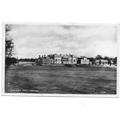 Holkham Hall, Norfolk, RP Postcard.