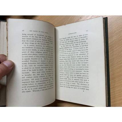 1890 JOHN RUSKIN "THE CROWN OF WILD OLIVE" INDUSTRY & WAR ANTIQUE BOOK (P4)