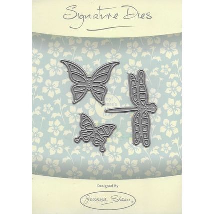 Joanna Sheen. Butterflies & Dragonfly Die Set. Die Cutting Cardmaking Crafts