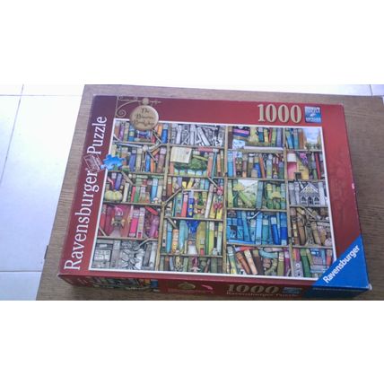 THE BIZARRE BOOKSHOP by Colin Thompson Jigsaw Puzzle (1000 Piece) 2010