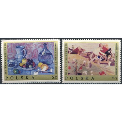 Polish Paintings: 5.50zl & 7zl - Poland 1969 - NM H - MiNr 1947/8