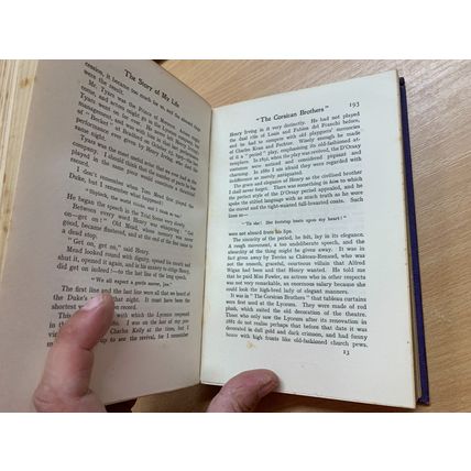 1918 ELLEN TERRY "THE STORY OF MY LIFE" ACTRESS ILLUSTRATED HARDBACK BOOK (P4)