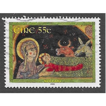 IRE 2009 55c 'CHRISTMAS' FINE USED (EBID73-050)
