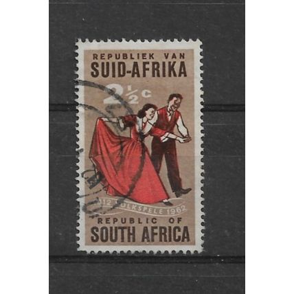 SouthAfrica.50th Anniv Volkspele (folk-dancing) in South Africa stamp.FU.June22b