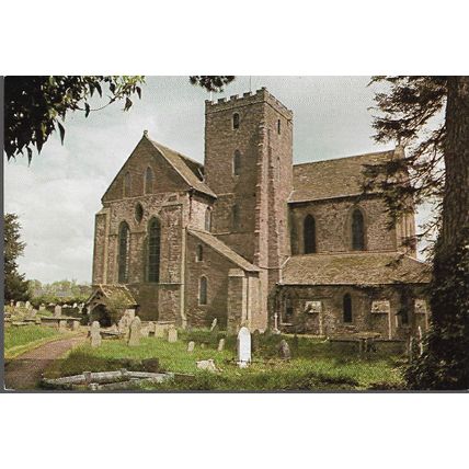 Dore Abbey, Herefordshire - postcard by Orphans Press c.1990s