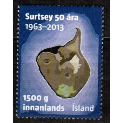 2013 Iceland Sc# 1315 - Surtsey island Anniv. 1500g (565k) Mint NH