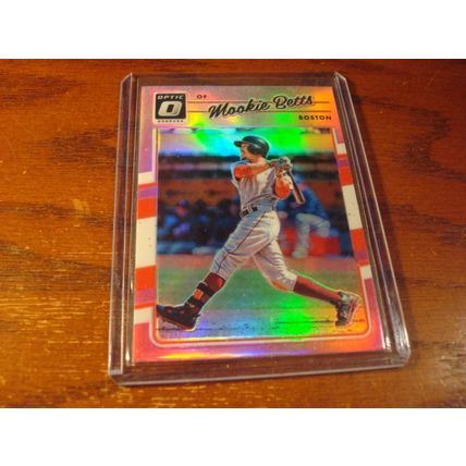 2022 Topps Chrome/Optic, 4-Cards, Pink, LOWE/MACHADO/MOLINA/BETTS