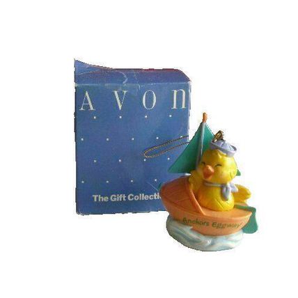Easter Eggspression Sailboat Ornament by Avon