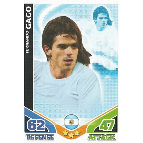 Match Attax - World Cup 2010: Argentina - Midfielder, Gago (Fernando)