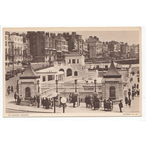 The Aquarium Brighton East Sussex Postcard 306
